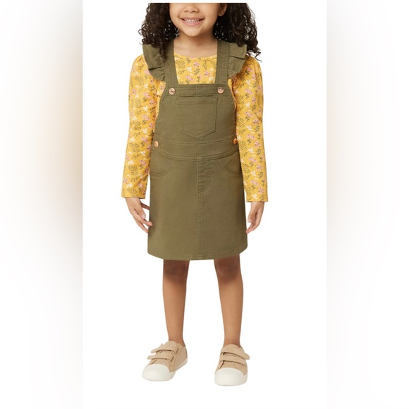 2-BCBG Toddler Girl 2 Pc Jumper Set - Picture 2 of 7